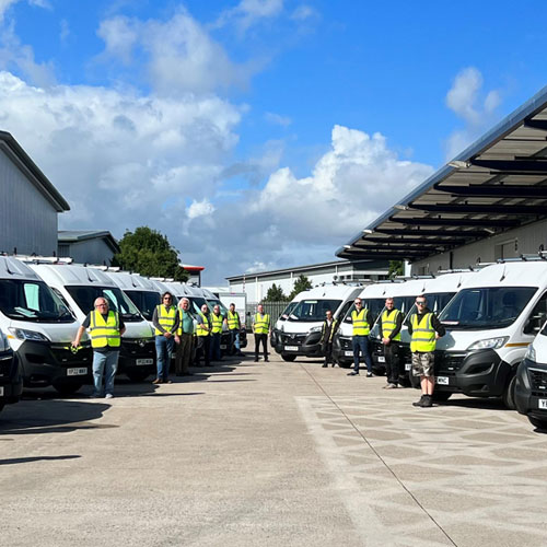 Driven moving cars and vans from A2B